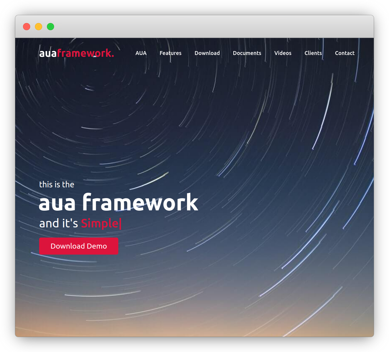 فریمورک AUA